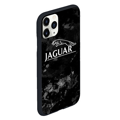Чехол iPhone 11 Pro матовый Ягуар , Jaguar / 3D-Черный – фото 2