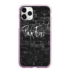 Чехол iPhone 11 Pro матовый PINK FLOYD - ПИНК ФЛОЙД КИРПИЧНАЯ СТЕНА, цвет: 3D-розовый