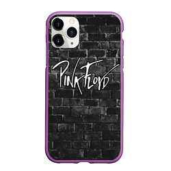 Чехол iPhone 11 Pro матовый PINK FLOYD - ПИНК ФЛОЙД КИРПИЧНАЯ СТЕНА, цвет: 3D-фиолетовый