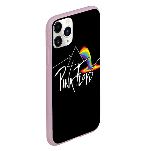 Чехол iPhone 11 Pro матовый PINK FLOYD - ПИНК ФЛОЙД ЛУЖА / 3D-Розовый – фото 2