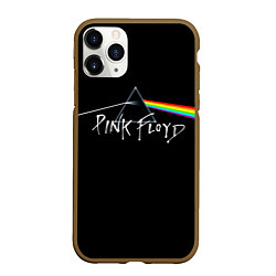 Чехол iPhone 11 Pro матовый PINK FLOYD - ПИНК ФЛОЙД, цвет: 3D-коричневый