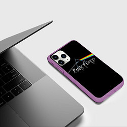 Чехол iPhone 11 Pro матовый PINK FLOYD - ПИНК ФЛОЙД, цвет: 3D-фиолетовый — фото 2