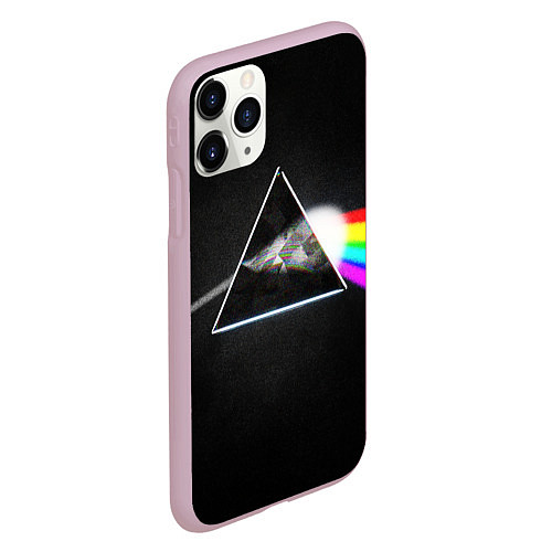 Чехол iPhone 11 Pro матовый PINK FLOYD - ПИНК ФЛОЙД ГЛИТЧ / 3D-Розовый – фото 2