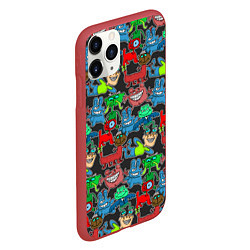 Чехол iPhone 11 Pro матовый Это же чудики!, цвет: 3D-красный — фото 2