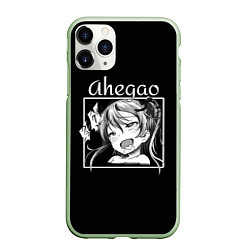 Чехол iPhone 11 Pro матовый АХЕГАО AHEGAO аниме