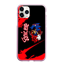 Чехол iPhone 11 Pro матовый Sonic Exe Супер, цвет: 3D-розовый