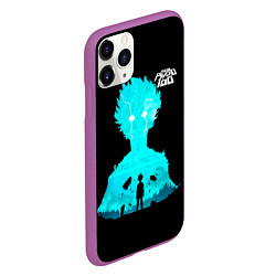 Чехол iPhone 11 Pro матовый Моб Психо 100 Шигео, цвет: 3D-фиолетовый — фото 2