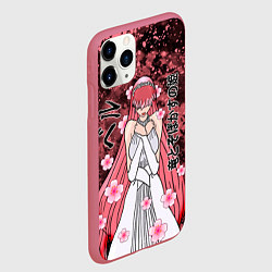Чехол iPhone 11 Pro матовый Красавица и Дракон Ryu to Sobakasu no Hime, цвет: 3D-малиновый — фото 2