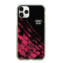 Чехол iPhone 11 Pro матовый Audi Текстура