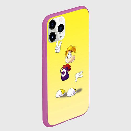 Чехол iPhone 11 Pro матовый РЕЙМАН - RAYMAN LEGENDS / 3D-Фиолетовый – фото 2