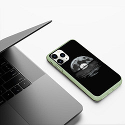 Чехол iPhone 11 Pro матовый Лунная Песнь, цвет: 3D-салатовый — фото 2