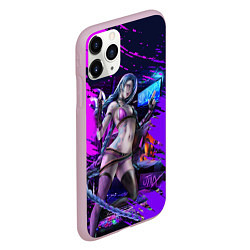 Чехол iPhone 11 Pro матовый Arcane ДЖИНКС игра League Of Legends, цвет: 3D-розовый — фото 2