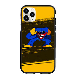 Чехол iPhone 11 Pro матовый HUGGY WUGGY Краски, цвет: 3D-черный