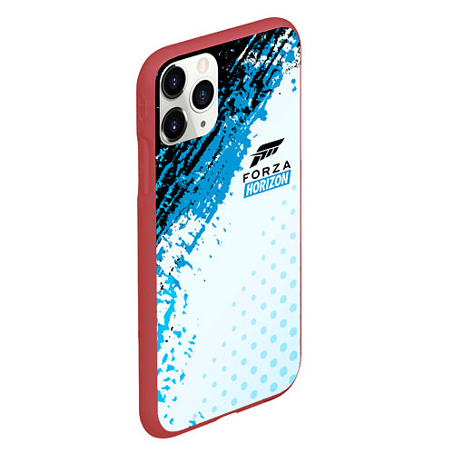 Чехол iPhone 11 Pro матовый Forza Horizon Форза / 3D-Красный – фото 2