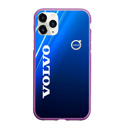 Чехол iPhone 11 Pro матовый Volvo Sport Auto, цвет: 3D-фиолетовый