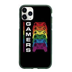 Чехол iPhone 11 Pro матовый GAMERS Геймеры