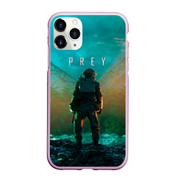 Чехол iPhone 11 Pro матовый PREY ЗЕМЛЯ, цвет: 3D-розовый