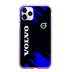 Чехол iPhone 11 Pro матовый Volvo авто текстура