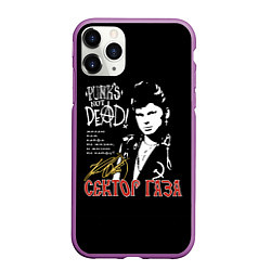 Чехол iPhone 11 Pro матовый Сектор Газа Punks Not Dead