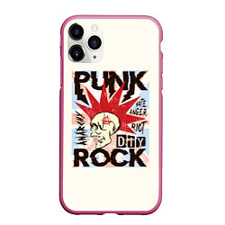 Чехол iPhone 11 Pro матовый Punk Rock Панк