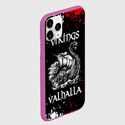 Чехол iPhone 11 Pro матовый Викинги: Вальхалла Vikings: Valhalla, цвет: 3D-фиолетовый — фото 2