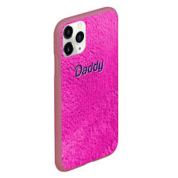Чехол iPhone 11 Pro матовый Daddy pink, цвет: 3D-малиновый — фото 2