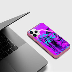Чехол iPhone 11 Pro матовый Katana Zero Катана Зеро Самурай, цвет: 3D-малиновый — фото 2