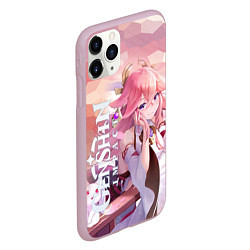 Чехол iPhone 11 Pro матовый Яэ Мико - Гудзи Яэ, цвет: 3D-розовый — фото 2