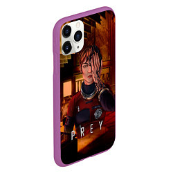 Чехол iPhone 11 Pro матовый Prey Зараженная, цвет: 3D-фиолетовый — фото 2