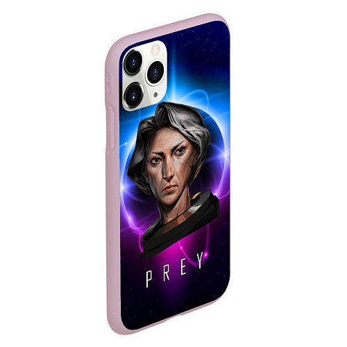 Чехол iPhone 11 Pro матовый PREY GIRL PLANET / 3D-Розовый – фото 2