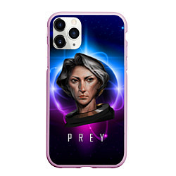 Чехол iPhone 11 Pro матовый PREY GIRL PLANET, цвет: 3D-розовый