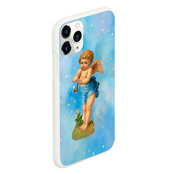 Чехол iPhone 11 Pro матовый День влюбленных : Ангел, цвет: 3D-белый — фото 2