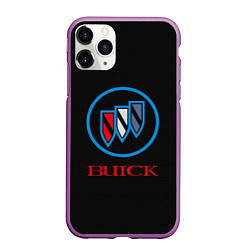 Чехол iPhone 11 Pro матовый Buick Emblem Logo, цвет: 3D-фиолетовый