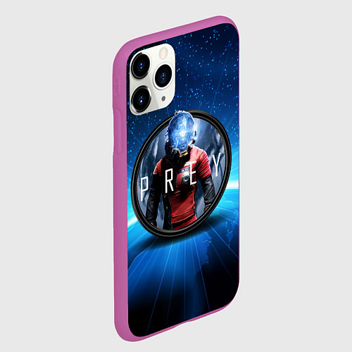 Чехол iPhone 11 Pro матовый PREY LOGO GAME / 3D-Фиолетовый – фото 2