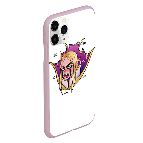 Чехол iPhone 11 Pro матовый Invoker Инвокер Dota2 / 3D-Розовый – фото 2