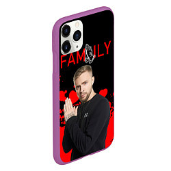 Чехол iPhone 11 Pro матовый Егор Крид: Family, цвет: 3D-фиолетовый — фото 2