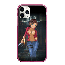 Чехол iPhone 11 Pro матовый Claire Redfield from Resident Evil 2 remake by sex, цвет: 3D-малиновый