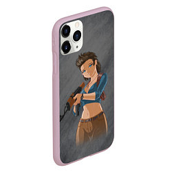 Чехол iPhone 11 Pro матовый Nathan Drake girl from Uncharted by sexygirlsdraw, цвет: 3D-розовый — фото 2