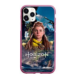 Чехол iPhone 11 Pro матовый Horizon Aloy Элой, цвет: 3D-малиновый