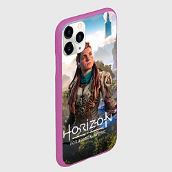 Чехол iPhone 11 Pro матовый Aloy Элой Horizon, цвет: 3D-фиолетовый — фото 2