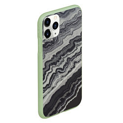 Чехол iPhone 11 Pro матовый Fashion vanguard pattern 2099, цвет: 3D-салатовый — фото 2