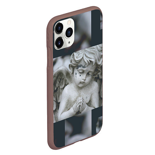 Чехол iPhone 11 Pro матовый Angel Lil Peep GBC / 3D-Коричневый – фото 2