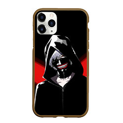 Чехол iPhone 11 Pro матовый Ghoul red line