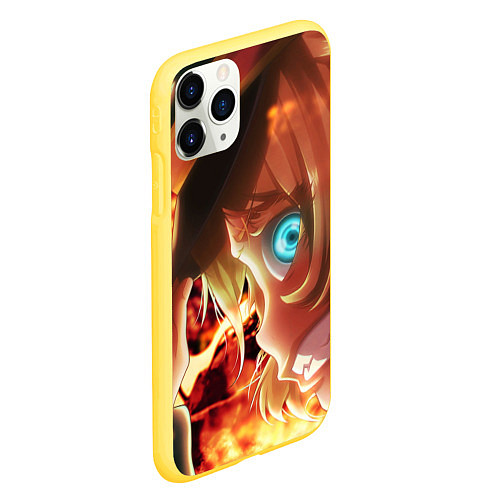 Чехол iPhone 11 Pro матовый Saga of Tanya the Evil Военная хроника маленькой д / 3D-Желтый – фото 2