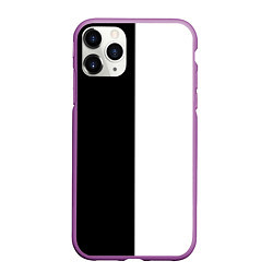 Чехол iPhone 11 Pro матовый Black and white чб