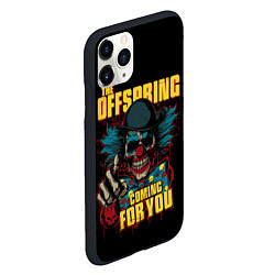 Чехол iPhone 11 Pro матовый The Offspring рок, цвет: 3D-черный — фото 2