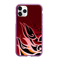 Чехол iPhone 11 Pro матовый ТОМА GENSHIN IMPACT, цвет: 3D-фиолетовый