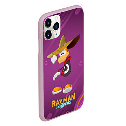 Чехол iPhone 11 Pro матовый Rayman в шляпе Legends, цвет: 3D-розовый — фото 2