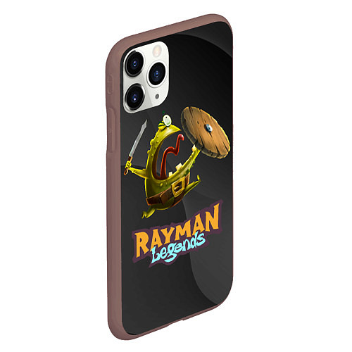 Чехол iPhone 11 Pro матовый Rayman Legends Black / 3D-Коричневый – фото 2