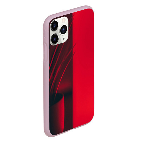 Чехол iPhone 11 Pro матовый Красное виденье / 3D-Розовый – фото 2